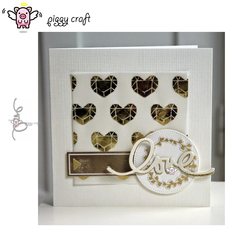 Piggy Craft metal cutting dies cut die mold Love letter decoration Scrapbook paper craft knife mould blade punch stencils dies
Piggy Craft metal cutting dies cut die mold Love letter decoration Scrapbook paper craft knife mould blade punch stencils dies