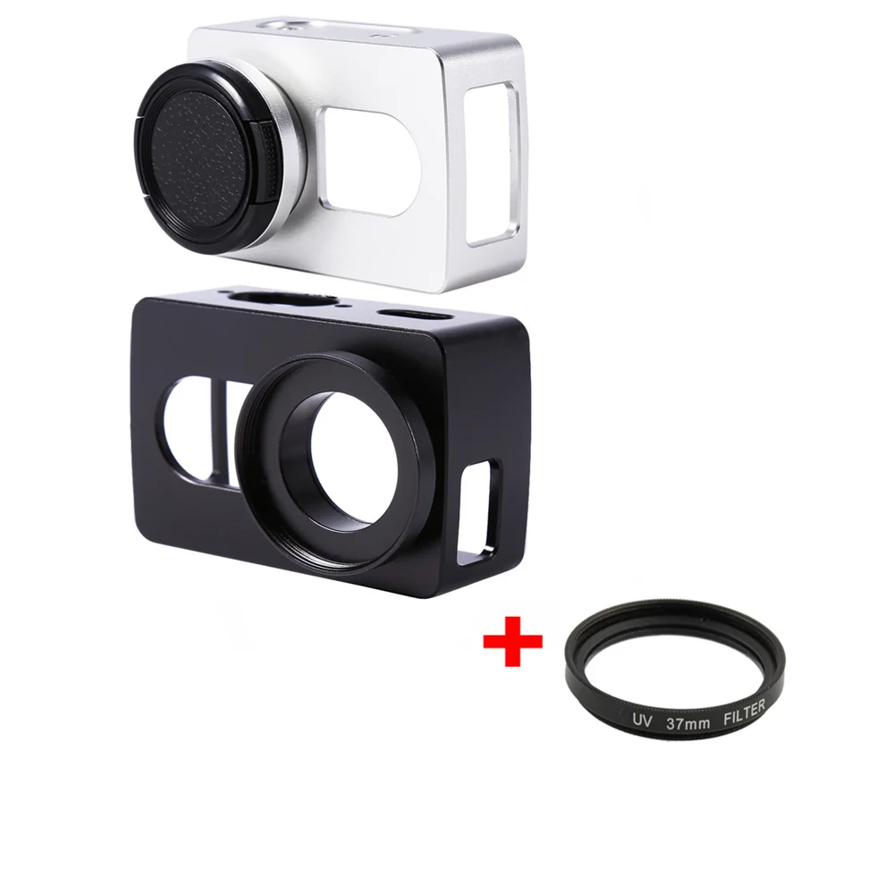 For xiaomi Yi 4k Protective CNC Aluminum Frame Case with Screw Lens Cap + UV Filter for xiaoyi 2 II 4K Action Camera Accessories
For xiaomi Yi 4k Protective CNC Aluminum Frame Case with Screw Lens Cap + UV Filter for xiaoyi 2 II 4K Action Camera Accessories