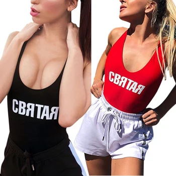 Summer Sexy Backless Bodysuits Letter Print Spaghetti Strap Black Bodysuit Women 2019 Body Jumpsuits High Quality 8
Summer Sexy Backless Bodysuits Letter Print Spaghetti Strap Black Bodysuit Women 2019 Body Jumpsuits High Quality 8