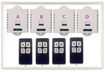 2016 new AC 85v 110v 120v 220v wireless remote control switch with manual button 4pcs receiver +4pcs transmitter smart home
2016 new AC 85v 110v 120v 220v wireless remote control switch with manual button 4pcs receiver +4pcs transmitter smart home