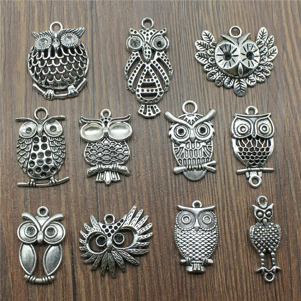 5pcs Charms Owls Antique Silver Color Owl Charms For Jewelry Making Charms Birds Jewelry Findings DIY
5pcs Charms Owls Antique Silver Color Owl Charms For Jewelry Making Charms Birds Jewelry Findings DIY