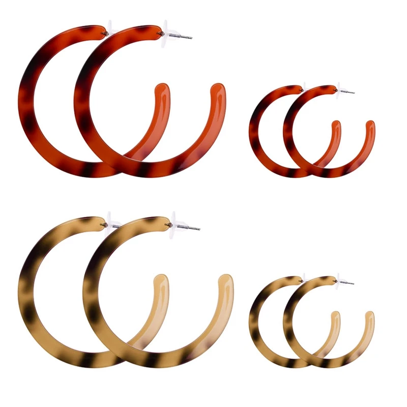 Fashion Simple And Versatile Geometric Earrings Acetate Plate C-type Earrings New Female Vintage Ear Drop Shipping Gift Jewelry
Fashion Simple And Versatile Geometric Earrings Acetate Plate C-type Earrings New Female Vintage Ear Drop Shipping Gift Jewelry