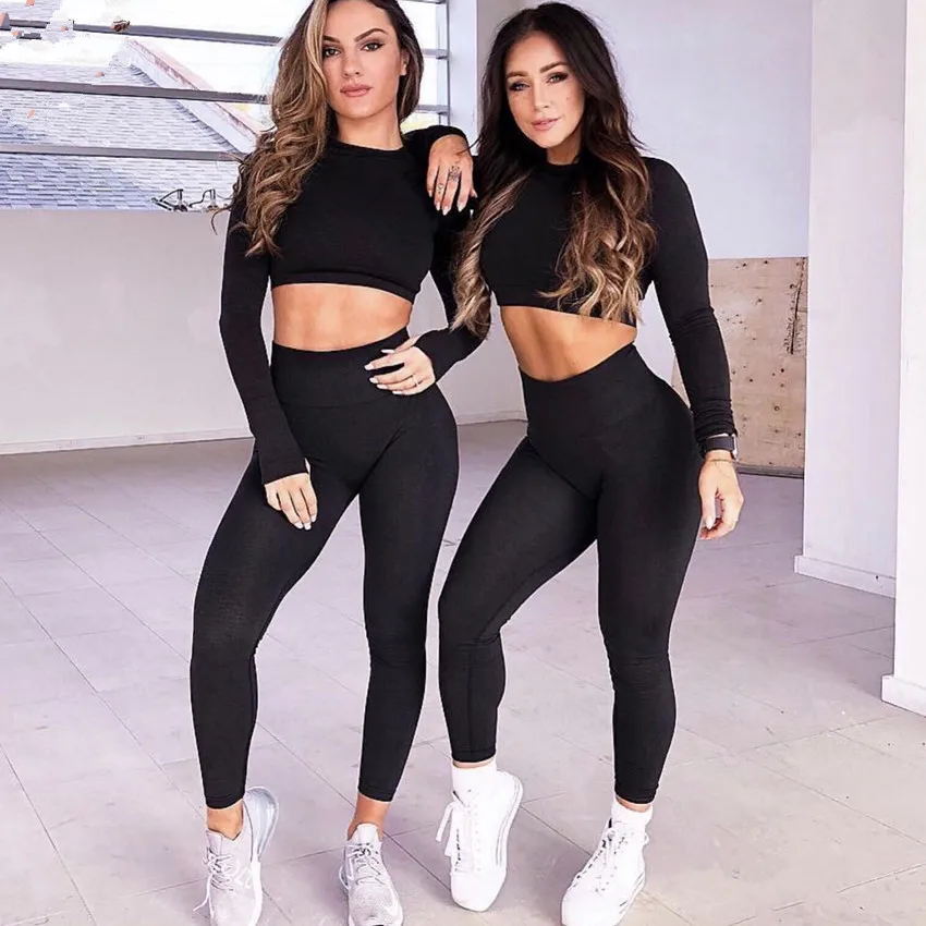Long Sleeve gym set workout clothes women vital seamless 2 piece yoga set gym outfit fitness clothing women sportswear Tracksuit
Long Sleeve gym set workout clothes women vital seamless 2 piece yoga set gym outfit fitness clothing women sportswear Tracksuit