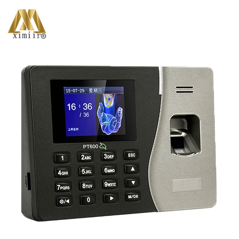 SDK software TCP/IP communication linux system 2.8 inches TFT Screen 100000 logs capacity PT600 Fingerprint attendance machine
SDK software TCP/IP communication linux system 2.8 inches TFT Screen 100000 logs capacity PT600 Fingerprint attendance machine