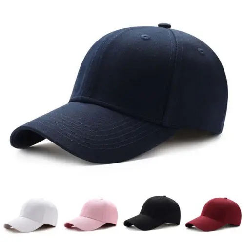 Men Women Snapback Adjustable Hip-hop Unisex Golf Baseball Cap Solid Sun Hat New | Аксессуары для одежды