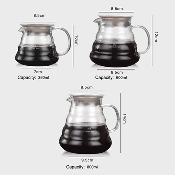 Heat Resistant Glass Coffee Pot with Silicone Sleeve for Home Kitchen YU-Home
Heat Resistant Glass Coffee Pot with Silicone Sleeve for Home Kitchen YU-Home