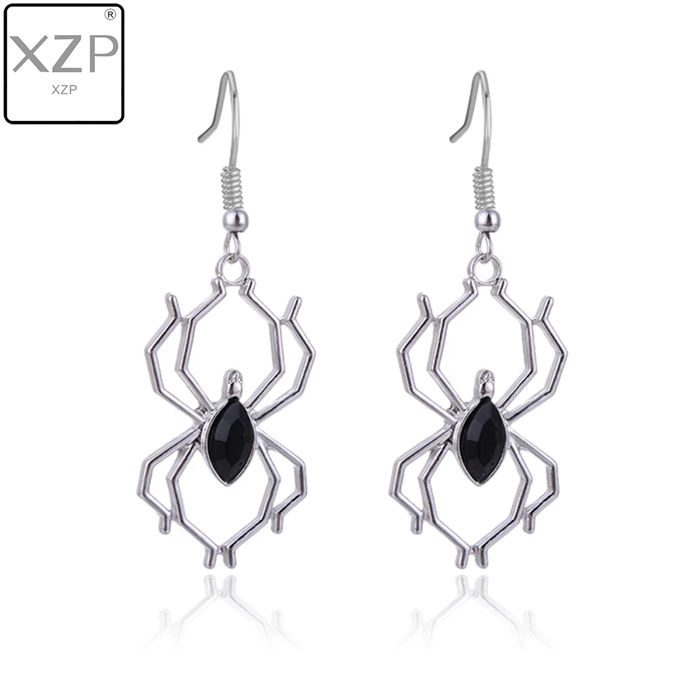 XZP Metal Halloween Silver Plate Spider Charm Earrings Drop Dangle Trendy Animal Ear Jewelry For Women Girls Party Accessories
XZP Metal Halloween Silver Plate Spider Charm Earrings Drop Dangle Trendy Animal Ear Jewelry For Women Girls Party Accessories