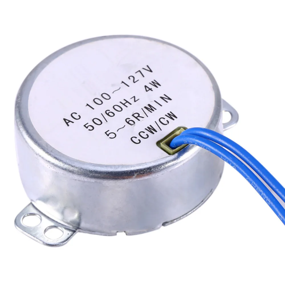 1 PC Turntable Synchronous Synchron Motor 50/60Hz AC 100~127V 4W 5-6RPM/MIN CCW/CW High Quality
1 PC Turntable Synchronous Synchron Motor 50/60Hz AC 100~127V 4W 5-6RPM/MIN CCW/CW High Quality