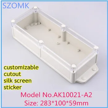 IP68 waterproof electronic equipment enclosure (1 pcs) 283*100*59mm szomk plastic enclosure for pcb distribution box
IP68 waterproof electronic equipment enclosure (1 pcs) 283*100*59mm szomk plastic enclosure for pcb distribution box