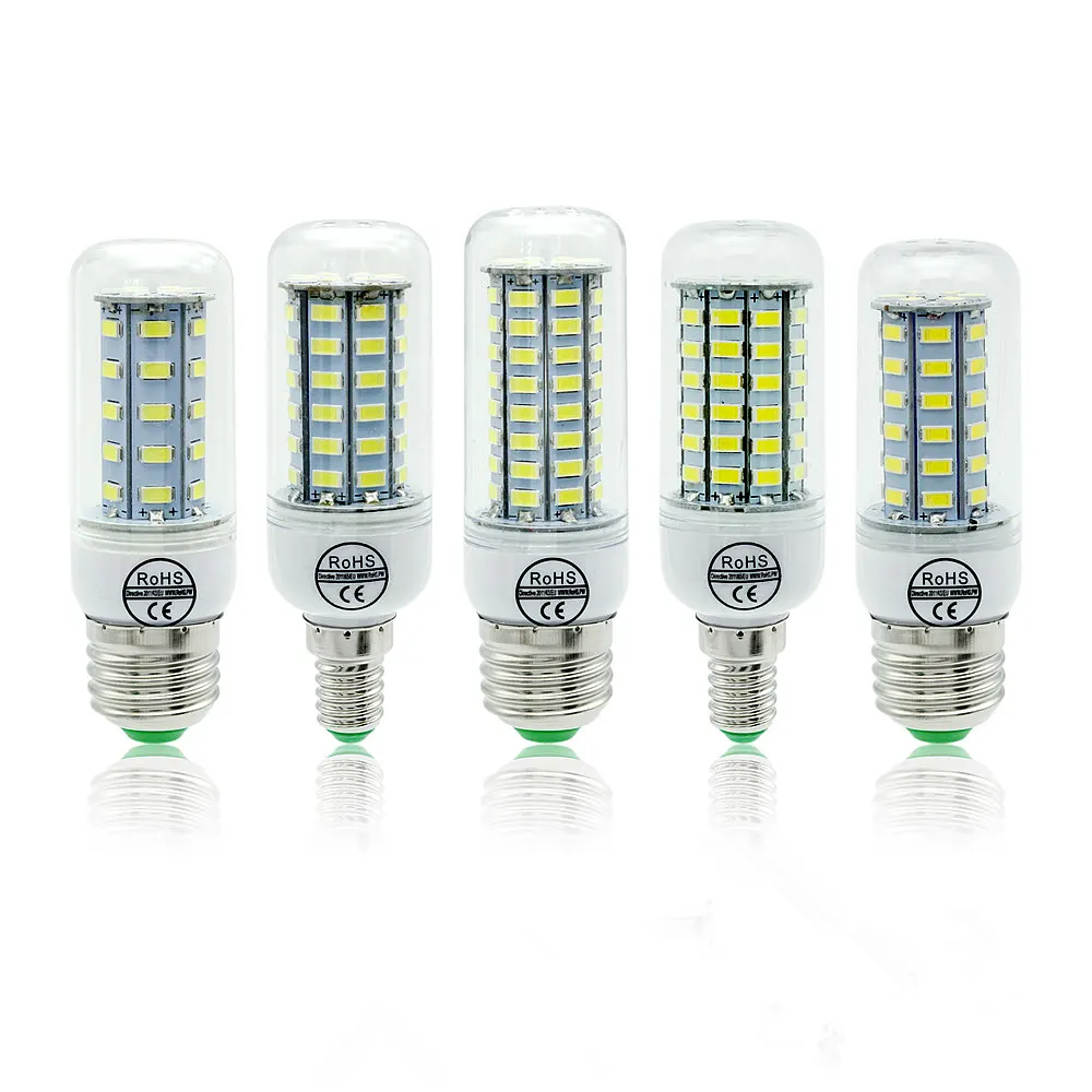 1pcs E27 LED Lamp E14 Bulb SMD 5730 220V Corn Bulb 24 36 48 56 69 72LEDs Chandelier Candle LED Light Ampoule For Home Decoration
1pcs E27 LED Lamp E14 Bulb SMD 5730 220V Corn Bulb 24 36 48 56 69 72LEDs Chandelier Candle LED Light Ampoule For Home Decoration
