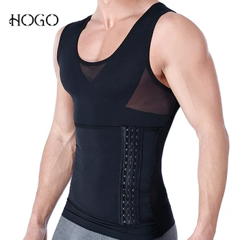 Posture Corrector Men Body Shaping Vest Slimming Boobs Chest Control Belly Abdomen Tummy Shirt Compression Corset Shapers Hook 
Posture Corrector Men Body Shaping Vest Slimming Boobs Chest Control Belly Abdomen Tummy Shirt Compression Corset Shapers Hook