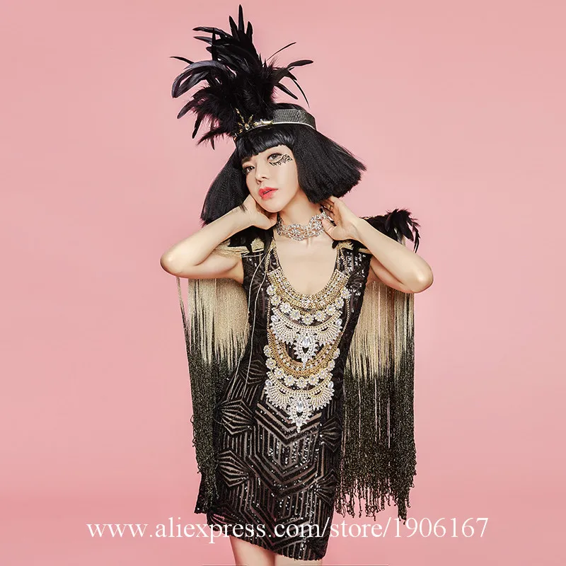 Fashio Sexy Lady Party Evening Dress Stage Performance Dance Costumes DS Singer Masquerade Clothes With Headwear 
Fashio Sexy Lady Party Evening Dress Stage Performance Dance Costumes DS Singer Masquerade Clothes With Headwear