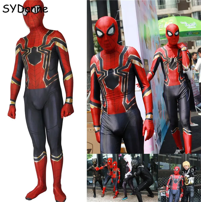 Adult Spiderman Homecoming Suit Cosplay Costumes Zentai Iron Spider Man Superhero Bodysuits Jumpsuits Mask For Men Boys Kids
Adult Spiderman Homecoming Suit Cosplay Costumes Zentai Iron Spider Man Superhero Bodysuits Jumpsuits Mask For Men Boys Kids