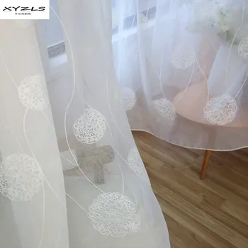 XYZLS Pastoral Embroidered White Voile Curtain for Bedroom Window Curtain Living Room Kitchen Sheer Curtains White Window Drapes
XYZLS Pastoral Embroidered White Voile Curtain for Bedroom Window Curtain Living Room Kitchen Sheer Curtains White Window Drapes