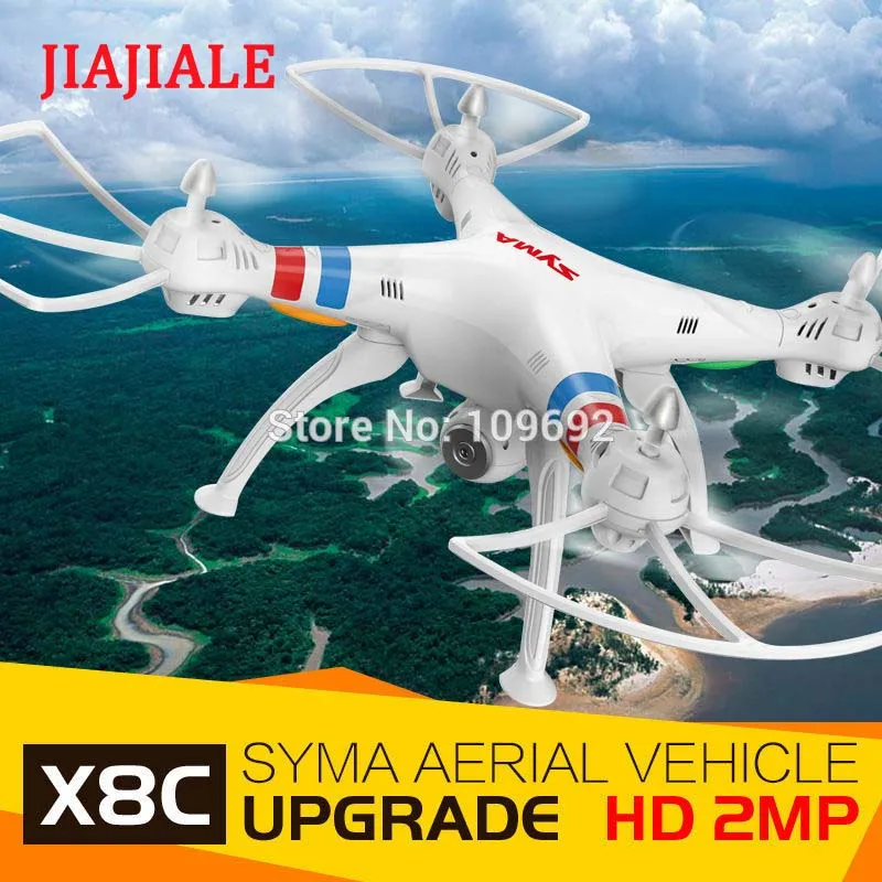 

Free shipping 100% Original Syma X8C Venture RC Drone 6-axis 4CH 2.4G Quadcopter 2MP HD Camera Aerial Helicopter vs X101 X600 X6