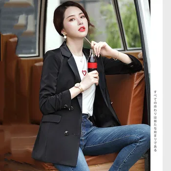 Real shot ladies suit jacket 2019 autumn temperament professional fashion suit tooling overalls jacket
Real shot ladies suit jacket 2019 autumn temperament professional fashion suit tooling overalls jacket