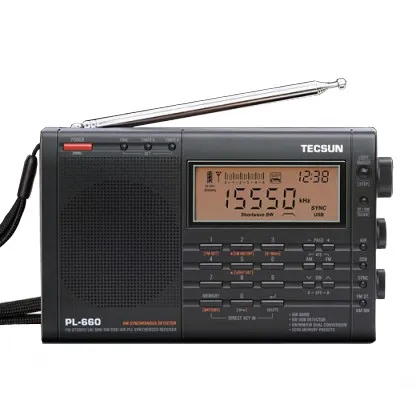 

TECSUN PL-660 Radio PLL SSB VHF AIR Band Radio Receiver FM/MW/SW/LW Radio Multiband Dual Conversion TECSUN PL660