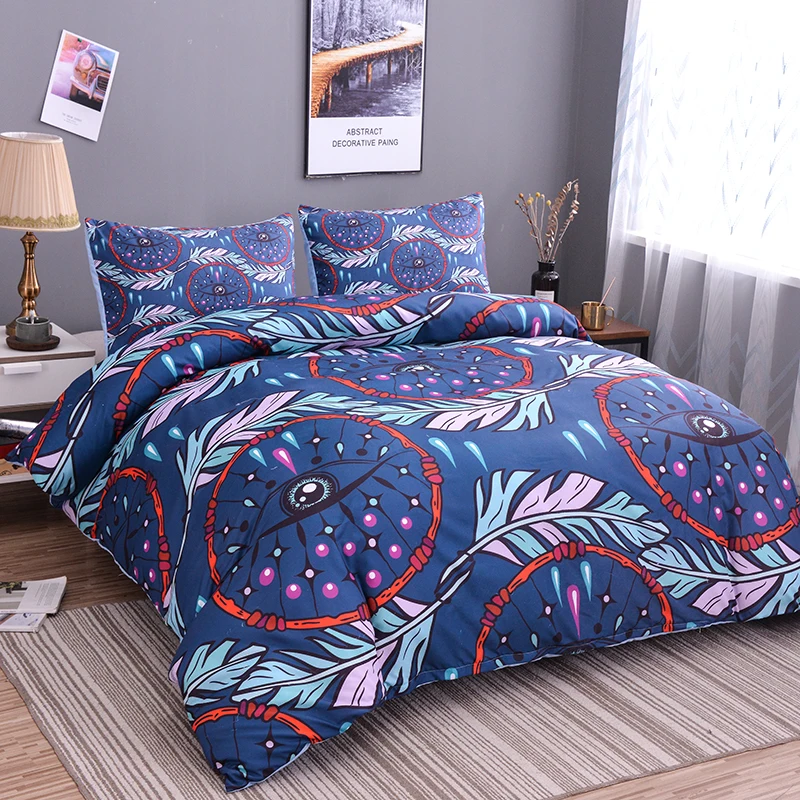 ZEIMON Home Textiles 2/3Pcs Eyes Printed Polyester Bedding Set Queen King Bed Set Leaves Pattern Duvet Cover Set Pillowcase
ZEIMON Home Textiles 2/3Pcs Eyes Printed Polyester Bedding Set Queen King Bed Set Leaves Pattern Duvet Cover Set Pillowcase