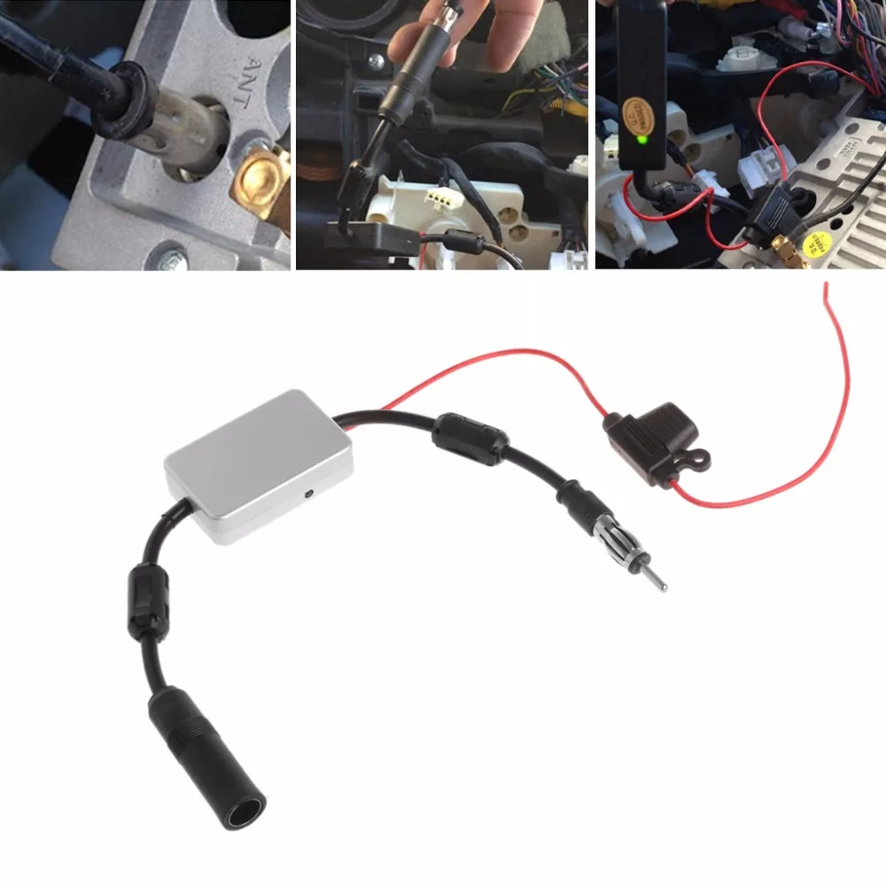 OOTDTY Universal FM Signal Amplifier Car Antenna Radio Booster 88-108Mhz DC 5-12V High Quality
OOTDTY Universal FM Signal Amplifier Car Antenna Radio Booster 88-108Mhz DC 5-12V High Quality