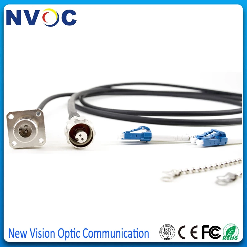 4Set(8Pcs),2Core,ODC Square Type (Female) to LC/UPC Fiber Optic PatchCord+ODC Round Type(Male) to LCUPC Connector Plug/Socket
4Set(8Pcs),2Core,ODC Square Type (Female) to LC/UPC Fiber Optic PatchCord+ODC Round Type(Male) to LCUPC Connector Plug/Socket