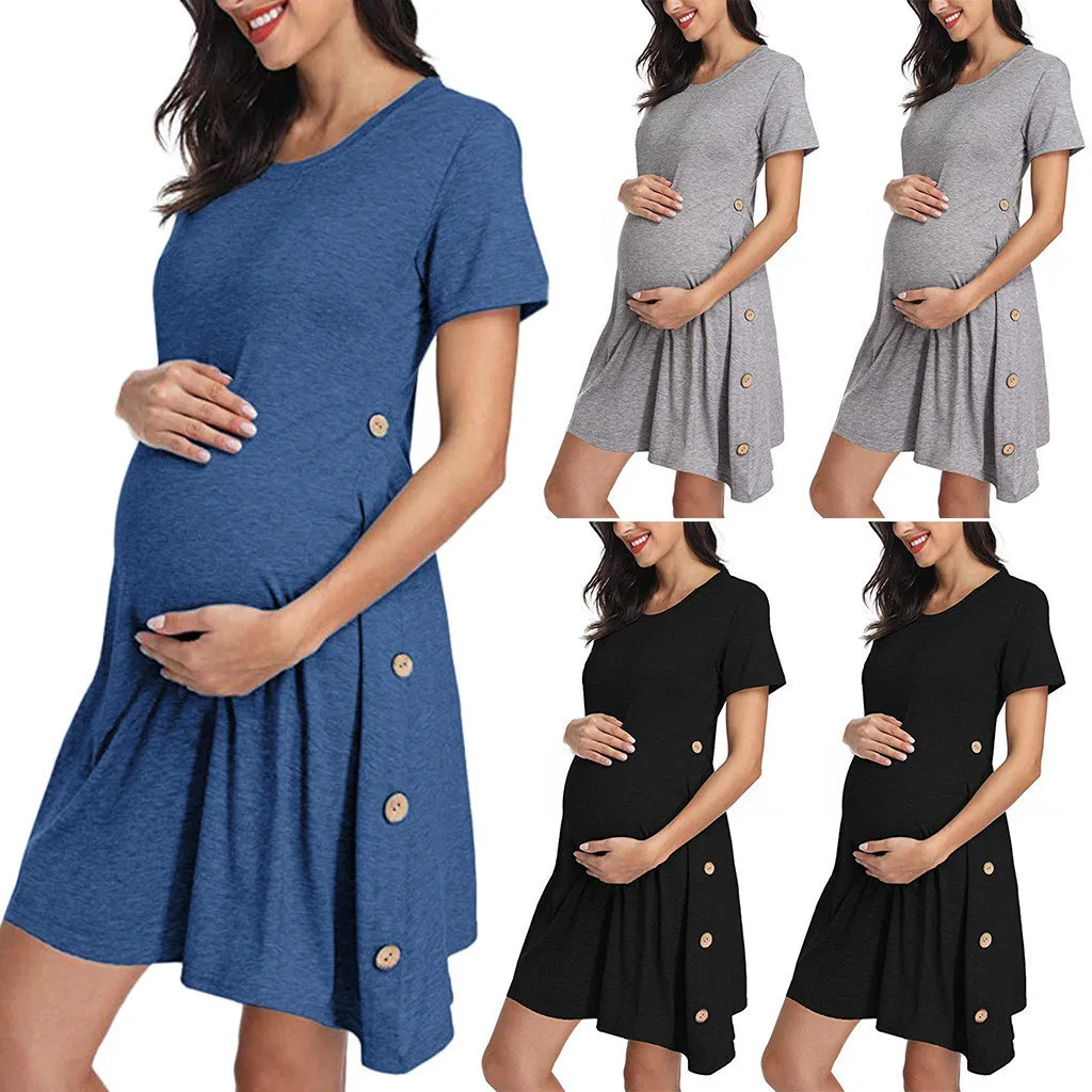 Women Maternity Summer Dress Casual Short Sleeve Sundress Pregnancy Dress Clothes Evening Ropa Premama Embarazadas
Women Maternity Summer Dress Casual Short Sleeve Sundress Pregnancy Dress Clothes Evening Ropa Premama Embarazadas