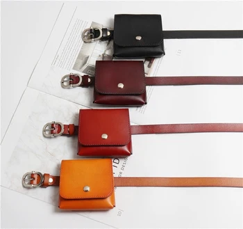 Fashion Solid Geunine Leather Waist Belt Purse Bag Street Girls Mini Fanny Pack Ladies Waistband Belt Bag Mini Disco Waist Bag
Fashion Solid Geunine Leather Waist Belt Purse Bag Street Girls Mini Fanny Pack Ladies Waistband Belt Bag Mini Disco Waist Bag