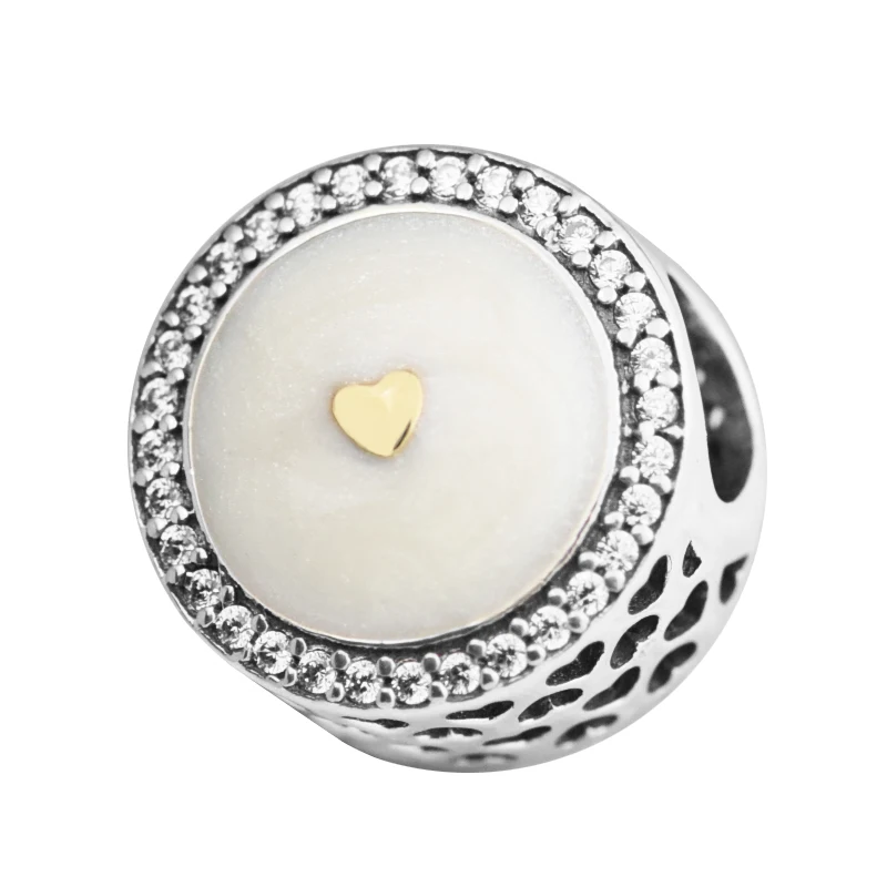 Fits for Pandora Charms Bracelets Precious Heart Beads with 14K Real Gold 100% 925 Sterling-Silver-Jewelry Free Shipping
Fits for Pandora Charms Bracelets Precious Heart Beads with 14K Real Gold 100% 925 Sterling-Silver-Jewelry Free Shipping