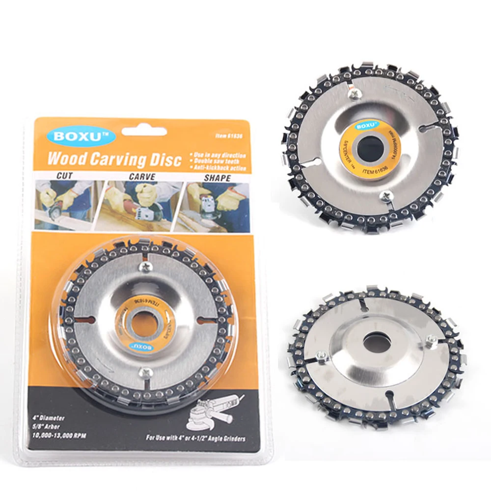 4 Inch GRINDER DISC and Chain 22 Tooth Fine Cut Chain Set For 100/115 Angle Grin 5/8" center hole Angle Grinder
4 Inch GRINDER DISC and Chain 22 Tooth Fine Cut Chain Set For 100/115 Angle Grin 5/8" center hole Angle Grinder