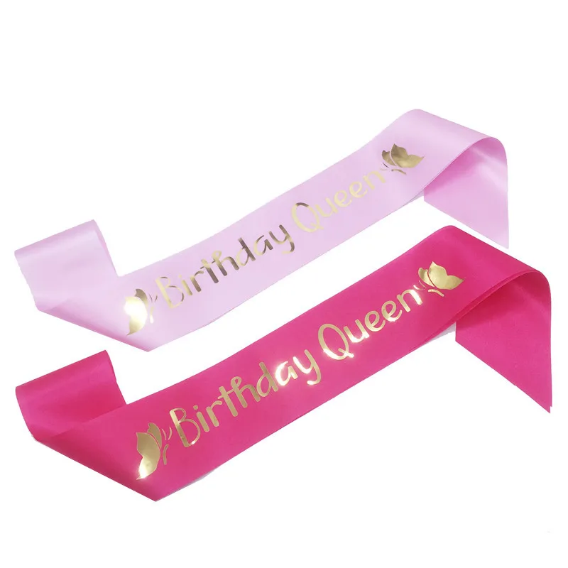 Hot Pink Birthday Queen Satin Sash Elegant Butterfly Design for Women 30th 40th 50th 60th Birthday Party Decorations Favor Gifts
Hot Pink Birthday Queen Satin Sash Elegant Butterfly Design for Women 30th 40th 50th 60th Birthday Party Decorations Favor Gifts