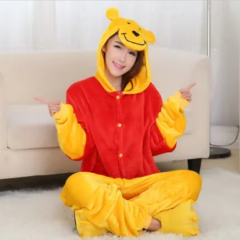 Free Shipping Cartoon Design Winnie Adult Animal Onesies Bear Toilet Version Flannel Winter Pajamas Sleepwear Women Jumpsuit
Free Shipping Cartoon Design Winnie Adult Animal Onesies Bear Toilet Version Flannel Winter Pajamas Sleepwear Women Jumpsuit
