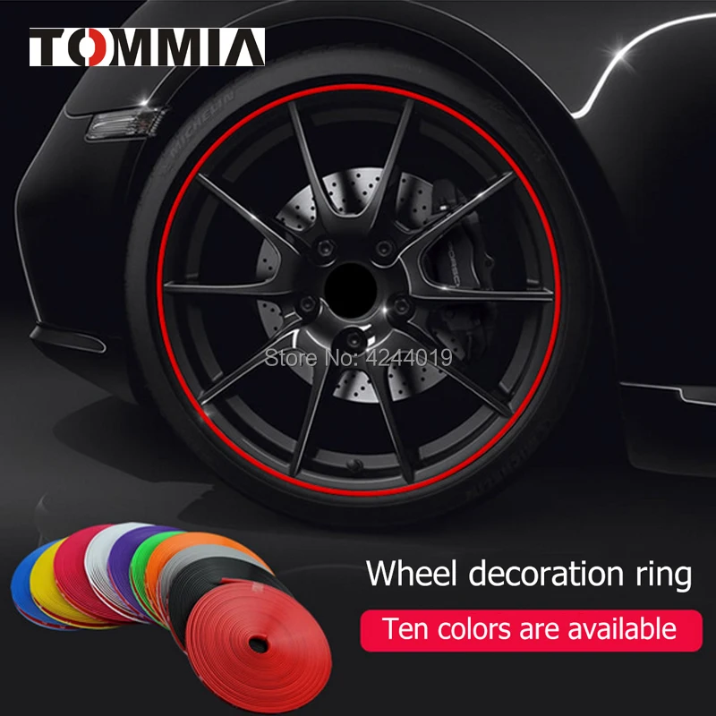 8M Car Hub Trim Decoration Strip Wheel Hub Rim Edge Protector Cool Decal Sticker Wheel Anti-Collision Strip Tire Edge Guard
8M Car Hub Trim Decoration Strip Wheel Hub Rim Edge Protector Cool Decal Sticker Wheel Anti-Collision Strip Tire Edge Guard