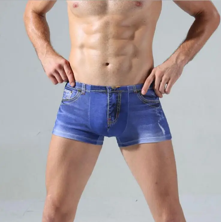 Men Denim Underwear 3D Sexy Boxer Jeans Shorts Classic Print Boxers Mens New Fashion Cowboy Underpants Trunks Brand Underwear#0b
Men Denim Underwear 3D Sexy Boxer Jeans Shorts Classic Print Boxers Mens New Fashion Cowboy Underpants Trunks Brand Underwear#0b