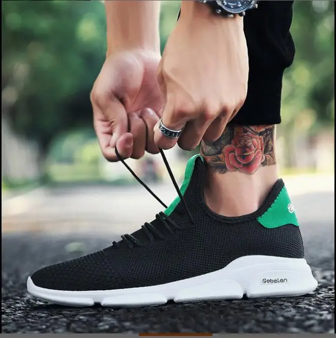 Running Shoes for Men 2018 Summer New Men Sneakers Lace Up Low Top Jogging Shoes Man Athletic Footwear Breathable Sale 39-44
Running Shoes for Men 2018 Summer New Men Sneakers Lace Up Low Top Jogging Shoes Man Athletic Footwear Breathable Sale 39-44