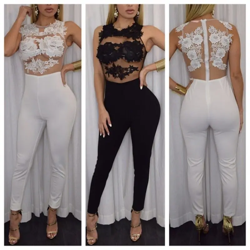 Fashion Women's Strap Sleeveless Lace Chiffon Jumpsuit Rompers Playsuit Lovely Sexy Women Lace Long Sleeve Floral Romper
Fashion Women's Strap Sleeveless Lace Chiffon Jumpsuit Rompers Playsuit Lovely Sexy Women Lace Long Sleeve Floral Romper