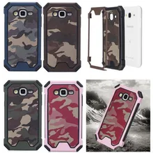Army Camo Camouflage Pattern Cover Plastic + Soft TPU Armor Protective Case For Samsung Galaxy 2016 J3 J310 / J5 J510 / J7 J710