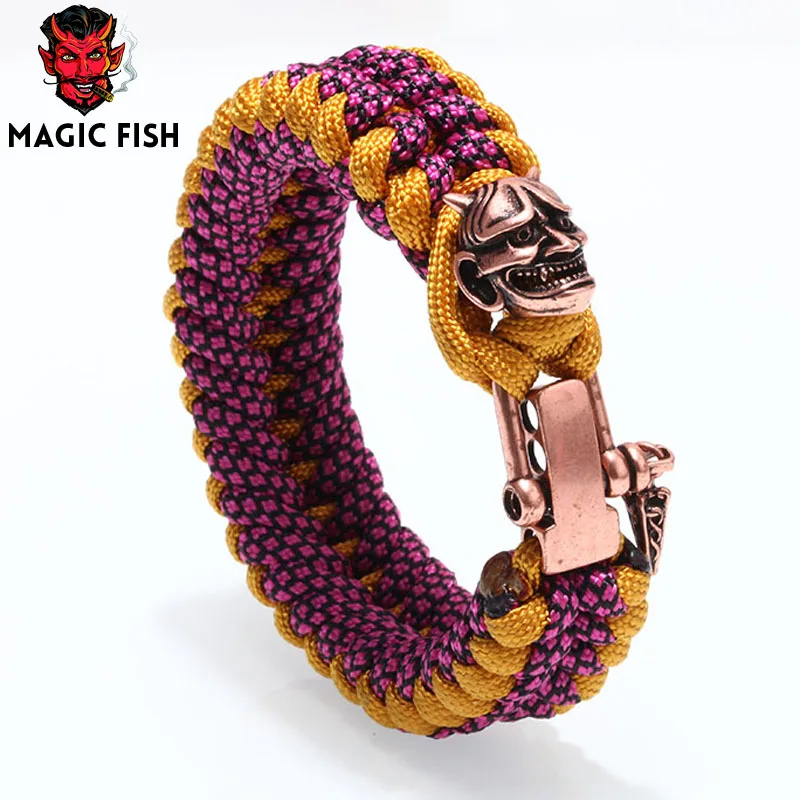 Mens Paracord Bracelet Skull Bracelet Paracord Helmet Braided Bracelet Hiking Camping Outdoor Survival First Aid Kits Parachute
Mens Paracord Bracelet Skull Bracelet Paracord Helmet Braided Bracelet Hiking Camping Outdoor Survival First Aid Kits Parachute