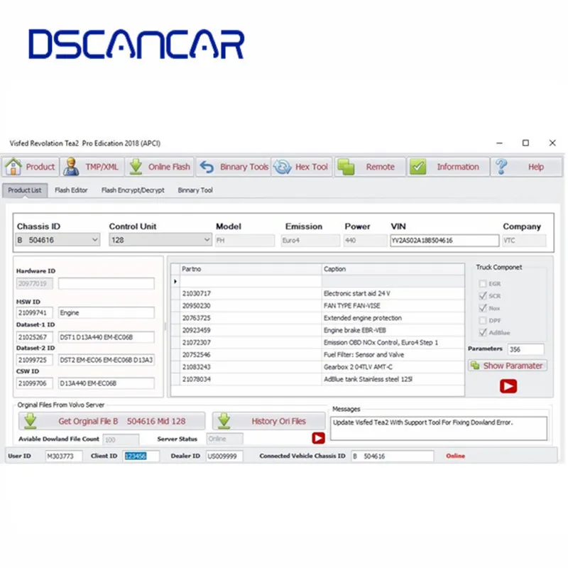 For Volvo Intermediate Storage File Encryptor/Decryptor Visfed Revolation Tea2 Professional 2019 (APCI)
For Volvo Intermediate Storage File Encryptor/Decryptor Visfed Revolation Tea2 Professional 2019 (APCI)