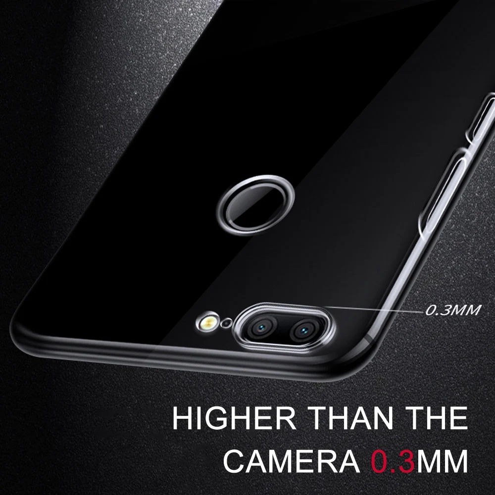Soft-Case-For-Huawei-Honor-9-Lite-Case-TPU-Silicon-Transparent-Fitted-Clear-Bumper-Back-Cover
