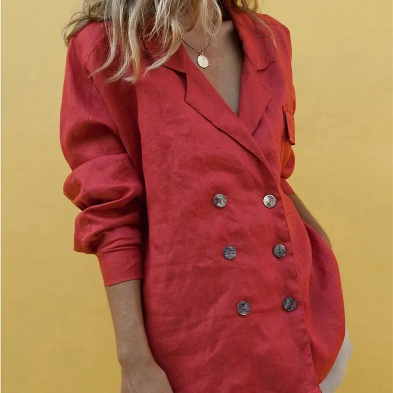 Solid Double-Breasted Coat Shorts Loose 2 Piece Set Women Long Sleeve Top And Pants Two Piece Set Casual Elastic Waist Suits
Solid Double-Breasted Coat Shorts Loose 2 Piece Set Women Long Sleeve Top And Pants Two Piece Set Casual Elastic Waist Suits