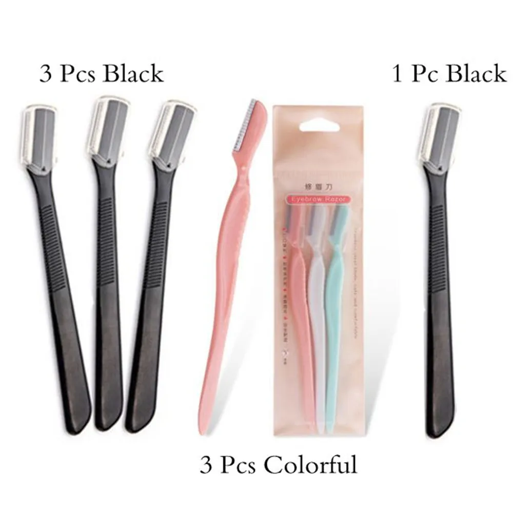 1/3Pcs Portable Eyebrow Trimmer Face Hair Razors Women Eyebrow Shaver Hair Removal Makeup Tools Folding Brow Shaver Makeup Tool
1/3Pcs Portable Eyebrow Trimmer Face Hair Razors Women Eyebrow Shaver Hair Removal Makeup Tools Folding Brow Shaver Makeup Tool