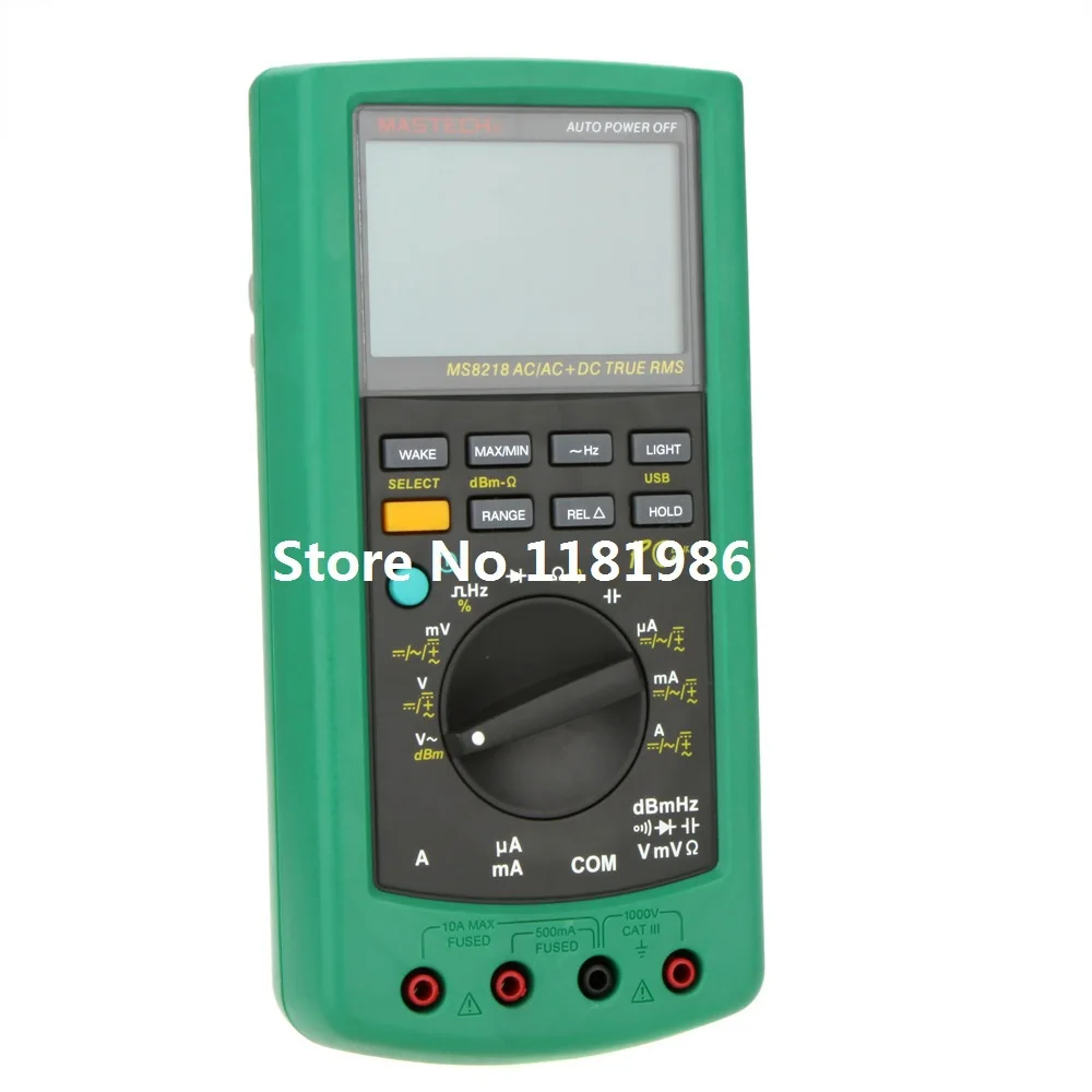 AutoRange High Precision True RMS PC USB Digital Multimeter Meter DMM Multimetro 50000 Counts 5 1/2 Bit MASTECH MS8218
AutoRange High Precision True RMS PC USB Digital Multimeter Meter DMM Multimetro 50000 Counts 5 1/2 Bit MASTECH MS8218