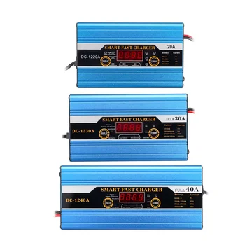 20A/30A/40A Car Battery Lead-acid LCD Display Smart Charger For Car Motorcycle Protection Caravans Motor-homes Automatically
20A/30A/40A Car Battery Lead-acid LCD Display Smart Charger For Car Motorcycle Protection Caravans Motor-homes Automatically