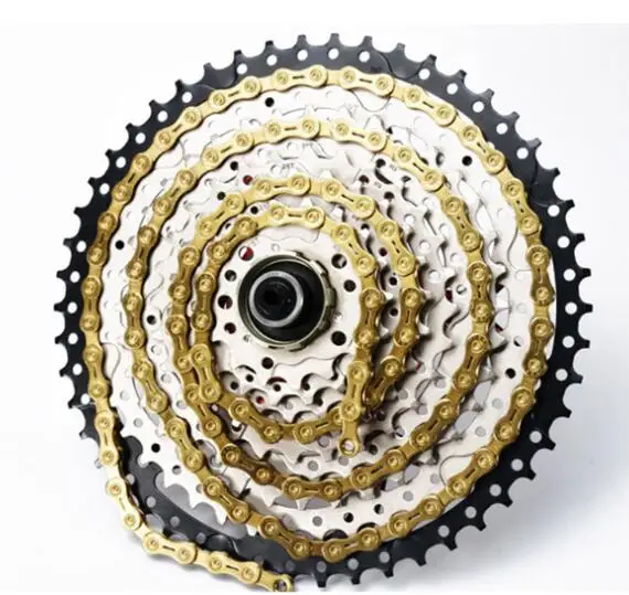 YBN 11 Speed Chain Bicycle Half Hollow 10 Speed Chain Golden Mountain Road Bike 11S cycling bike chains
YBN 11 Speed Chain Bicycle Half Hollow 10 Speed Chain Golden Mountain Road Bike 11S cycling bike chains