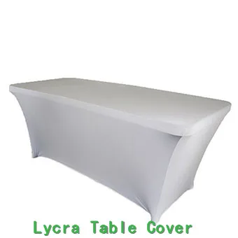 Rectangular Table Cover Spandex/Lycra Fabric Tablecloth Stretch Bar Bistro for Wedding party Home Decorations
Rectangular Table Cover Spandex/Lycra Fabric Tablecloth Stretch Bar Bistro for Wedding party Home Decorations