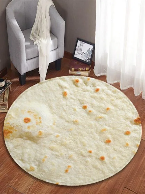 Comfort Food Creations Burrito Wrap Blanket Round Bathroom carpet 60CM Room Flooring Carpet Rugs Home pie shape spacial7.38*2
Comfort Food Creations Burrito Wrap Blanket Round Bathroom carpet 60CM Room Flooring Carpet Rugs Home pie shape spacial7.38*2