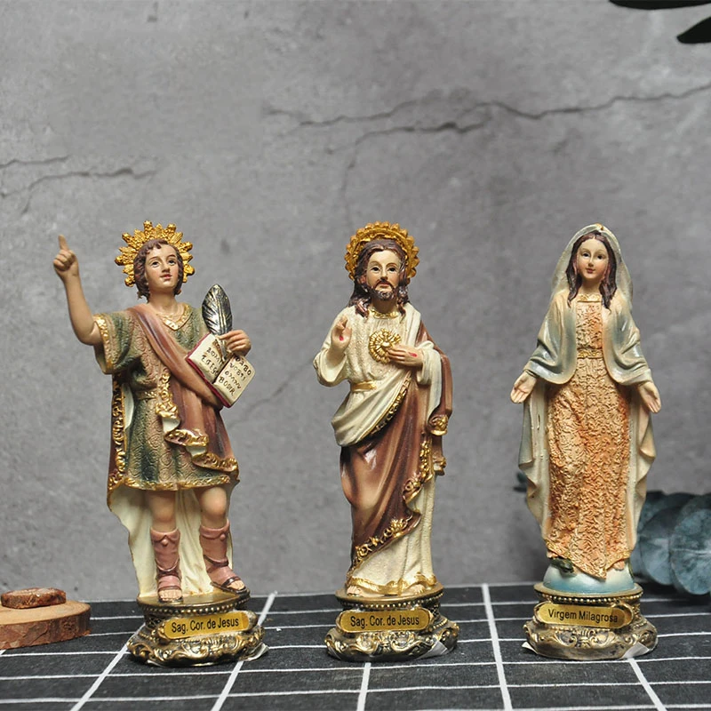 European Resin Christian Catholic Jesus Virgin Mary Decoration Home Decoration Christmas Gifts Gifts
European Resin Christian Catholic Jesus Virgin Mary Decoration Home Decoration Christmas Gifts Gifts