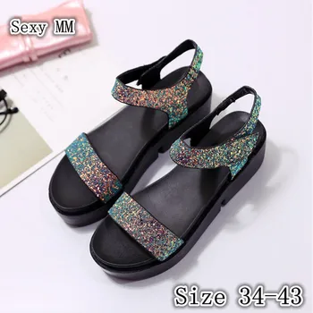 Women Platform Wedge Sandals Low High Heel Shoes Slippers Flip Flops Woman Wedges Gladiator Sandals Plus Size 34-40 41 42 43 44
Women Platform Wedge Sandals Low High Heel Shoes Slippers Flip Flops Woman Wedges Gladiator Sandals Plus Size 34-40 41 42 43 44