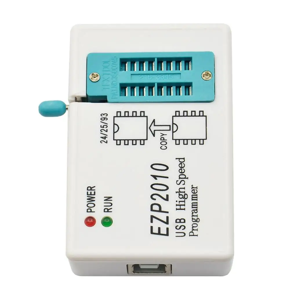 USB 2.0 interface EZP2010 USB SPI Programmer for 24 25 93 EEPROM 25 flash bios chip SOIC8 SOP8 White
USB 2.0 interface EZP2010 USB SPI Programmer for 24 25 93 EEPROM 25 flash bios chip SOIC8 SOP8 White