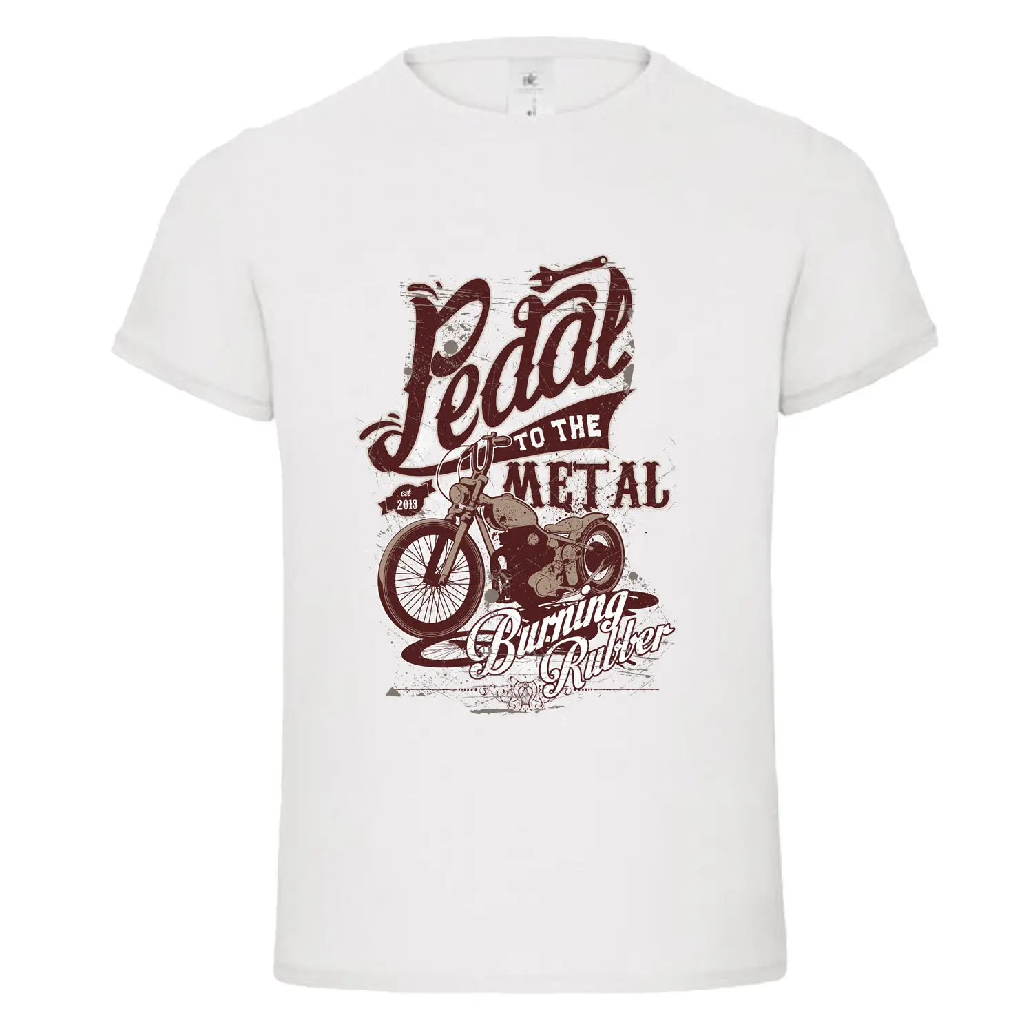 Print T-Shirt Fashion Pedal To The Metal Burning Rubber Vintage Motorcycle T Shirt Mens' T-Shirt
Print T-Shirt Fashion Pedal To The Metal Burning Rubber Vintage Motorcycle T Shirt Mens' T-Shirt