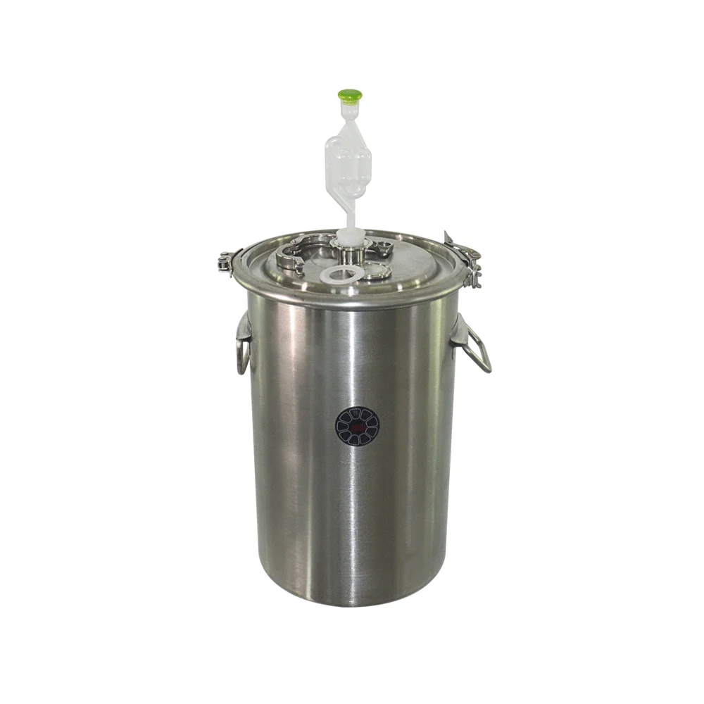 20L Bucket 304 Stainless Steel Barrel Home Brewing Fermentation Barrel Wine & Beer Barrel Clamp Design Top Open Container
20L Bucket 304 Stainless Steel Barrel Home Brewing Fermentation Barrel Wine & Beer Barrel Clamp Design Top Open Container